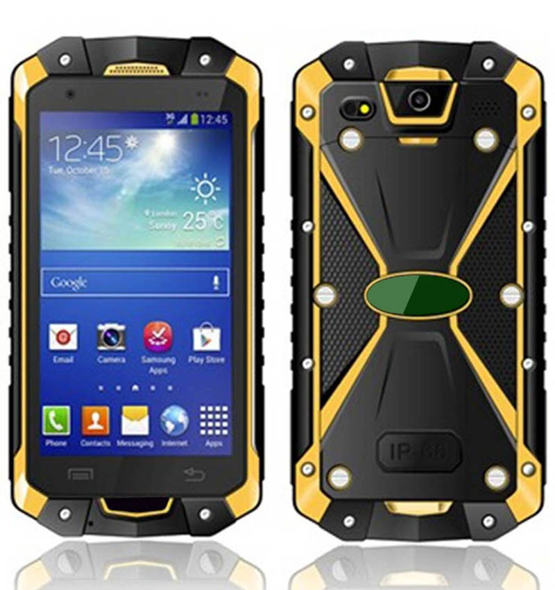 IP68 Water-proof rugged mobile phone with walkie talkie gps