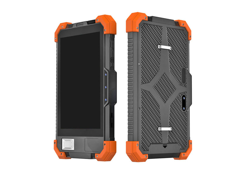 HIDON Smart Biometric Fingerprint Attendance rugged tablet with Fingerprint NFC qr scanner