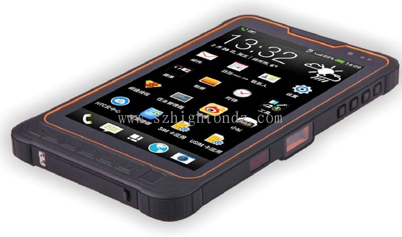 Cheapest 8 inch 4G LTE fingerprint scanner waterproof tablet pc with RS485 port tablet