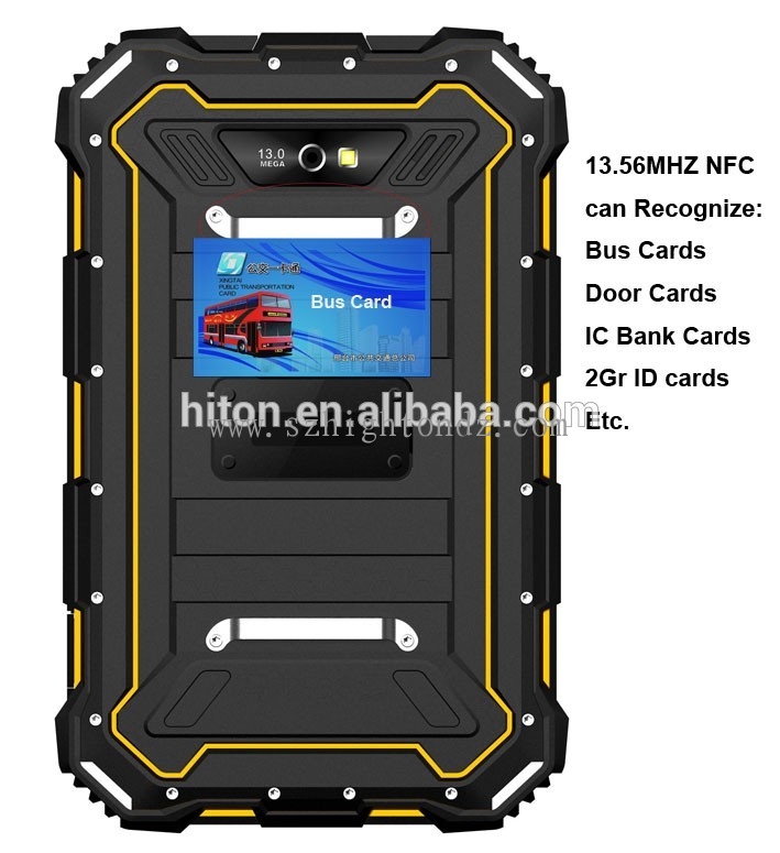 2016 Factory 7 inch IP68 NFC Android Rugged Tablet PC
