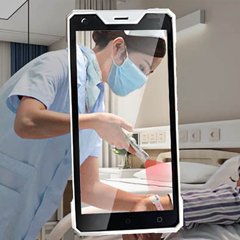 HiDON Octa-Core 5.5 Inch Android 12 Fingerprint RFID NFC 2D Barcode Health Care Rugged Handheld Terminal PDAs Rugged Waterproof