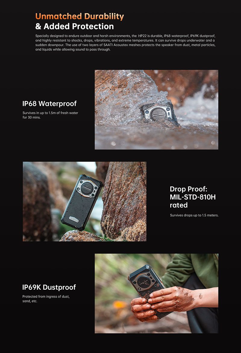 Cheapest 6.58 Inch MTK6779 Octa-Core Helio P90 Android 13 8+256G 10000mAh IP68 Rugged Phones Waterproof Handheld Mobile Phones