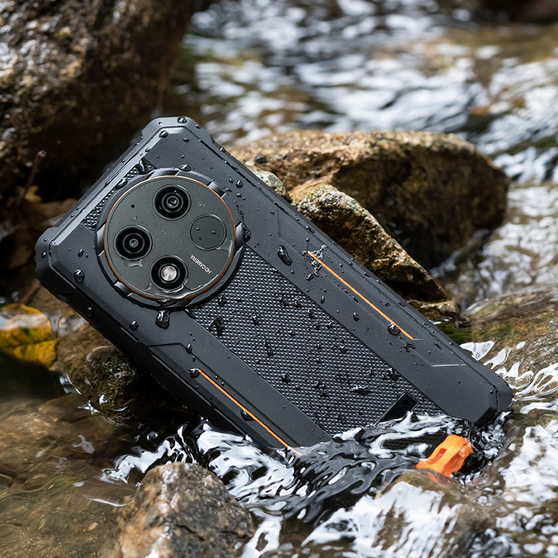 HiDON 6.52 Inch Unisoc T606 Octa-Core Android13 4G LTE BT5.0 8+256G 10600mAh Fingerprint NFC IP68 Rugged Smartphone Industrial