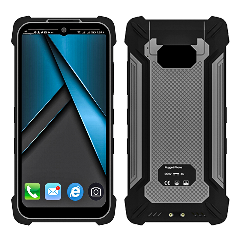 Cheapest 4G MTK6762 Octa-Core 2.0GHZ Android 11 4+64GB NFC 2D Barcode Scanning Waterproof IP68 Rugged PDAs  Handheld Terminal