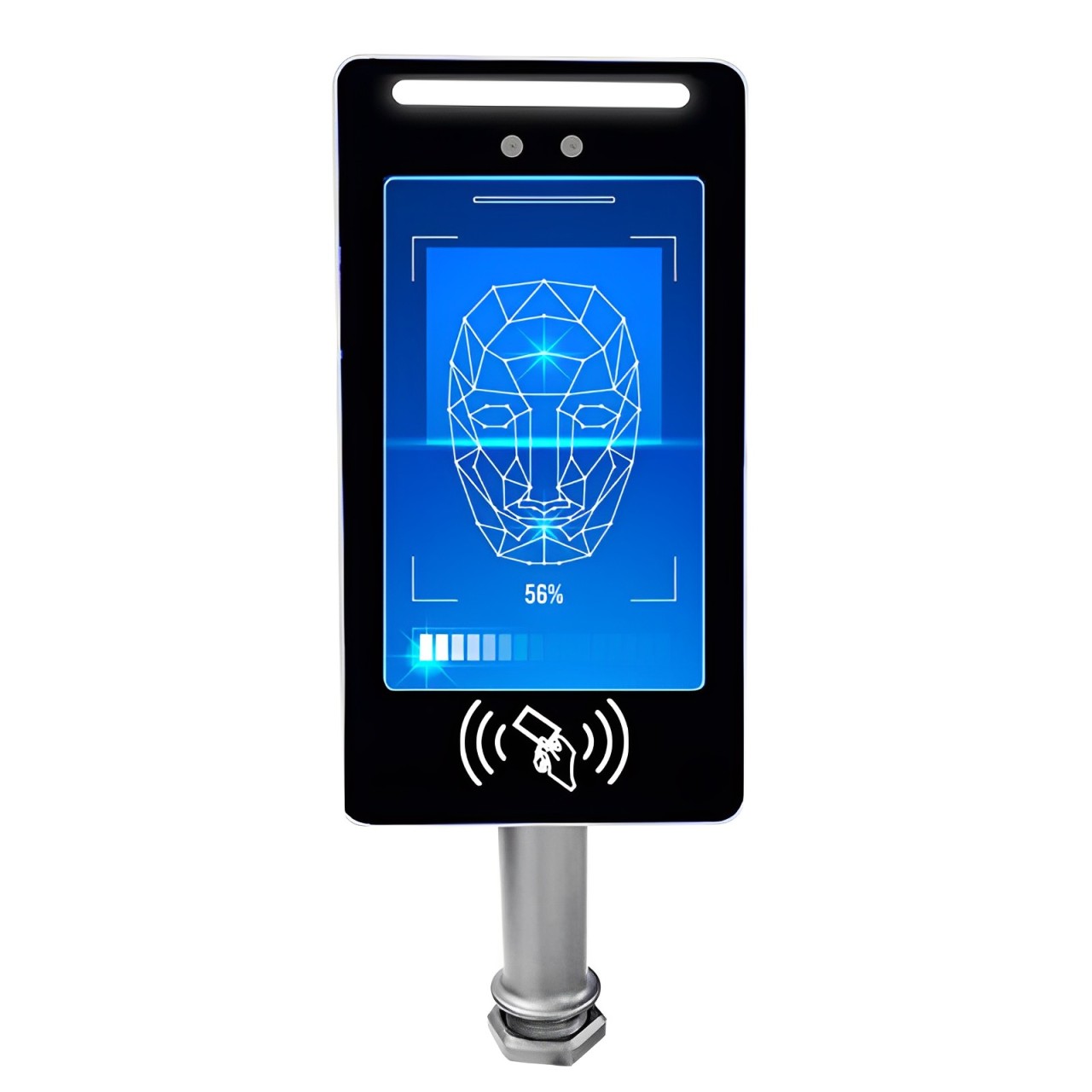 7 Inch Dual-Core RV1109 800*1280 Linux USB2.0 ID Card 2D Barcode Thermometer Module Machine Wide Motion Face Recognition Machine