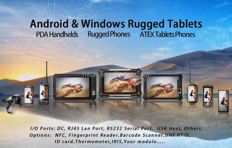 Factory OEM 8 inch Octa-core Mobile Computer FHD Touch Pad 6GB+128GB Data Collector 4G LTE Android 12 GPS IP68 Rugged Tablet PC